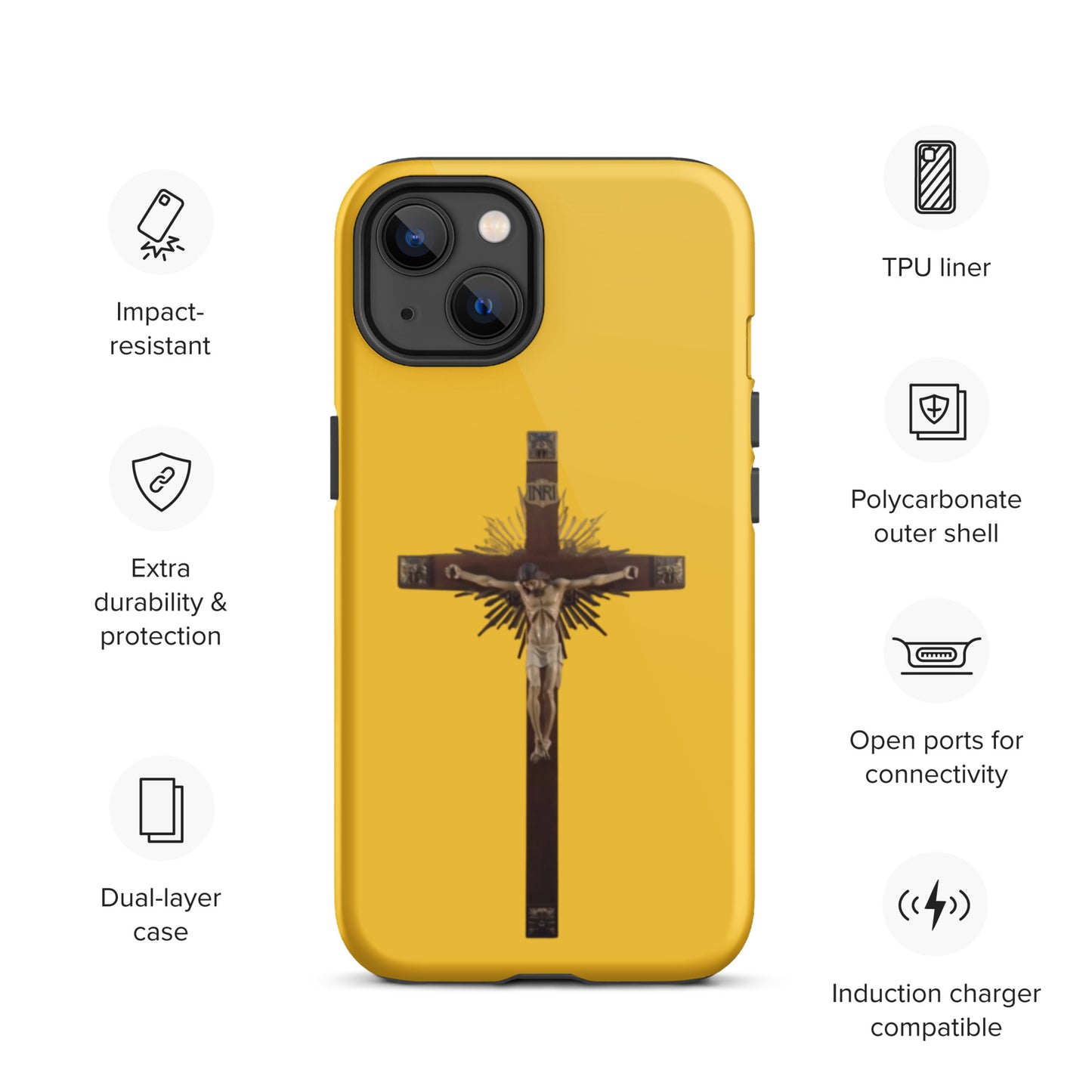 Tough Crucifix Case for iPhone®