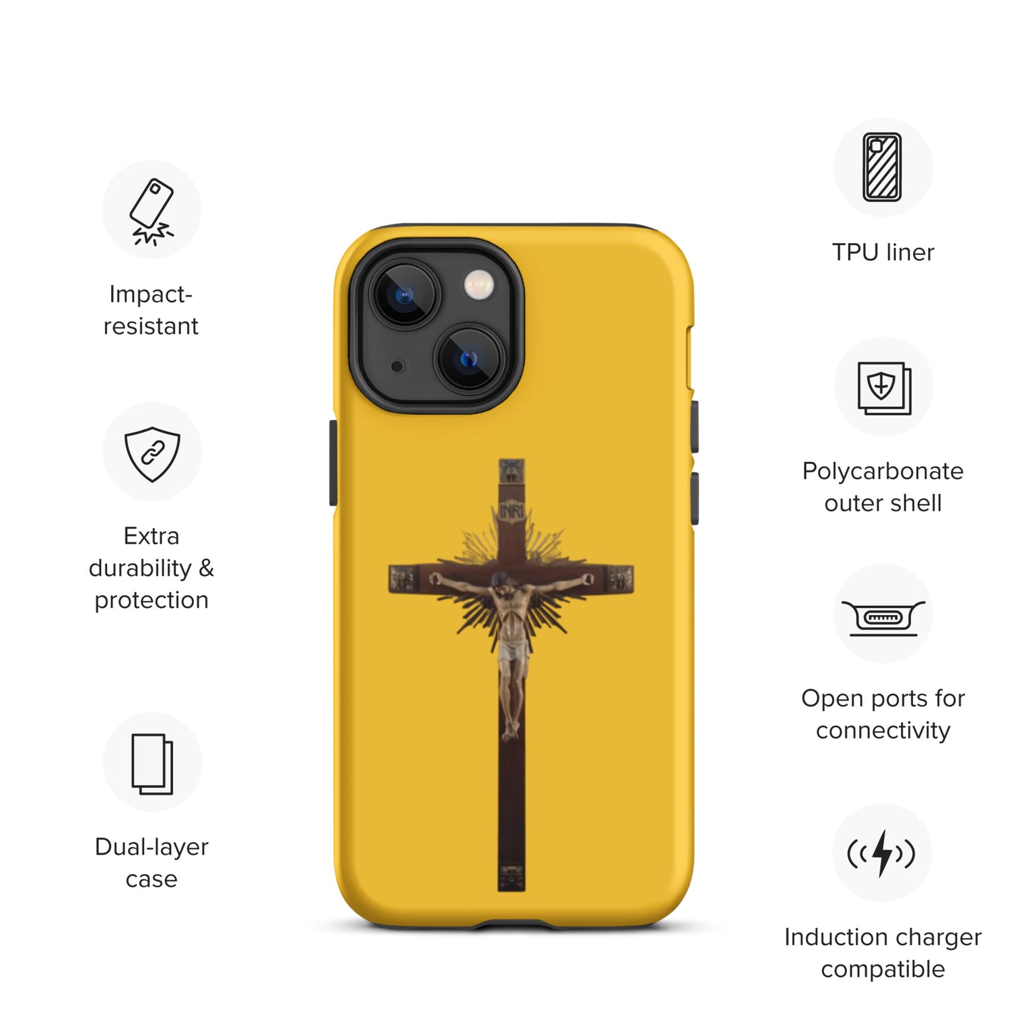 Tough Crucifix Case for iPhone®