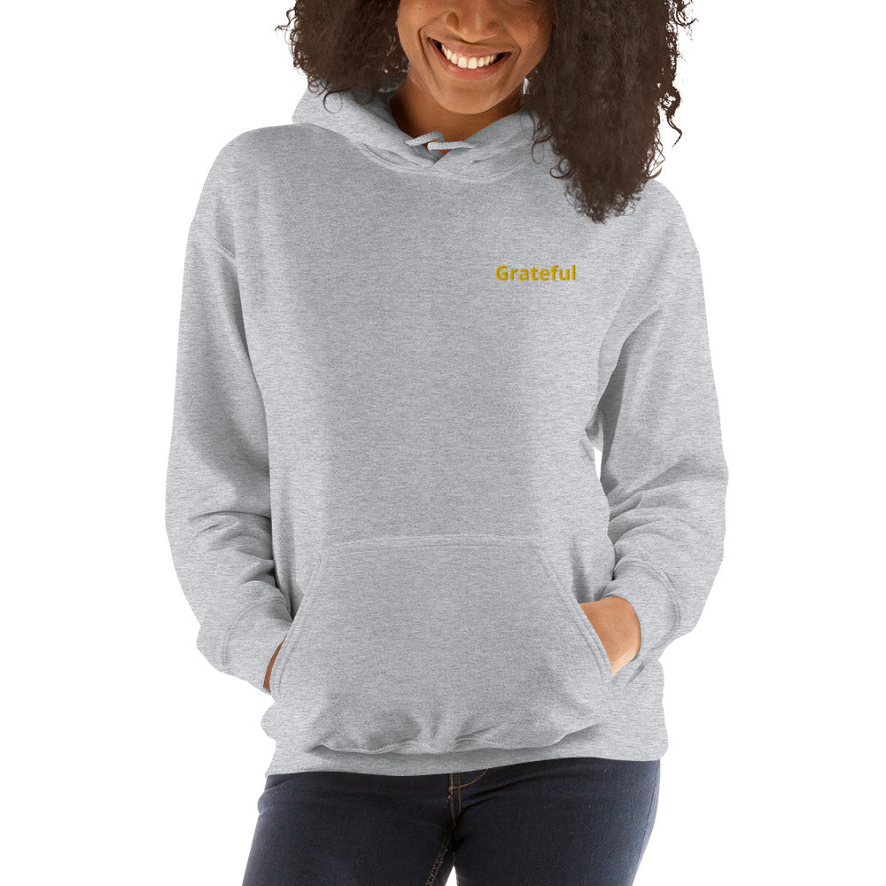 Grateful Hoodie - This Product May Be Customized With Your Own Word.