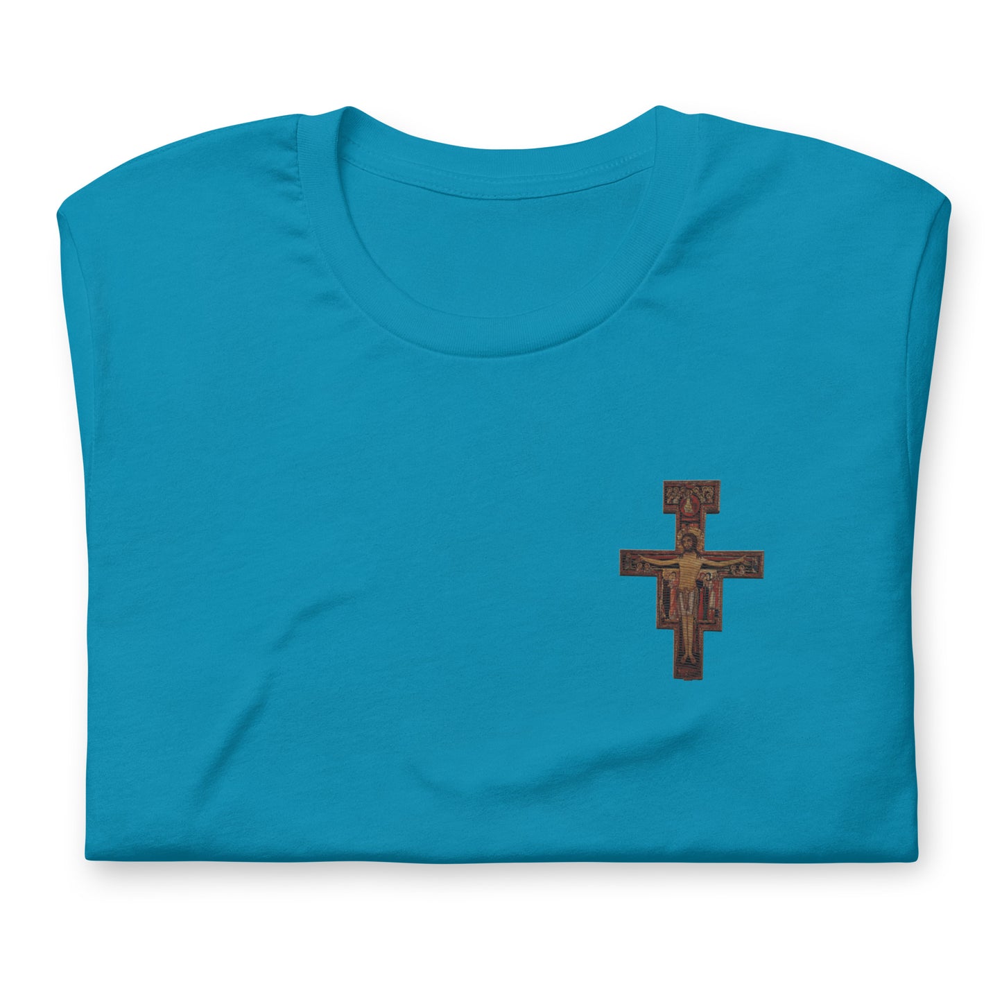 Embroidered Crucifix Shirt