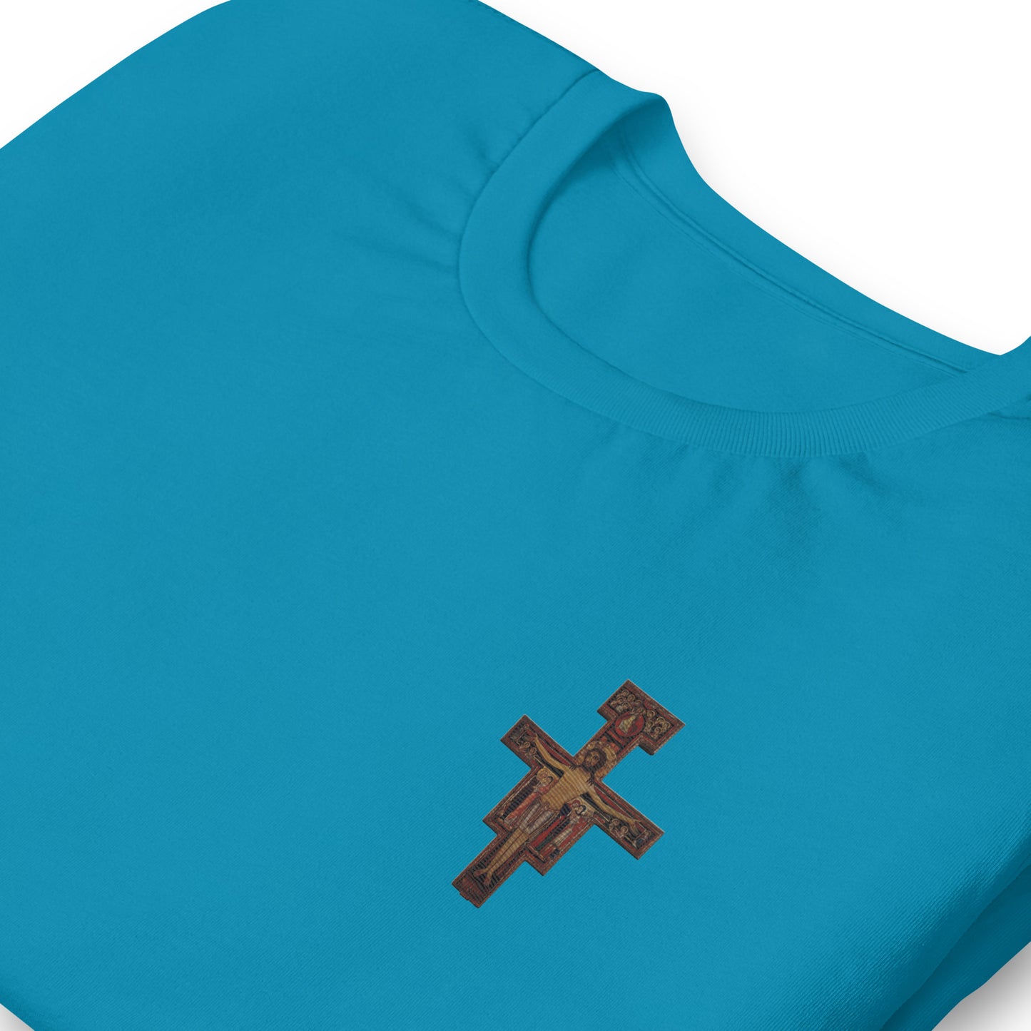 Embroidered Crucifix Shirt