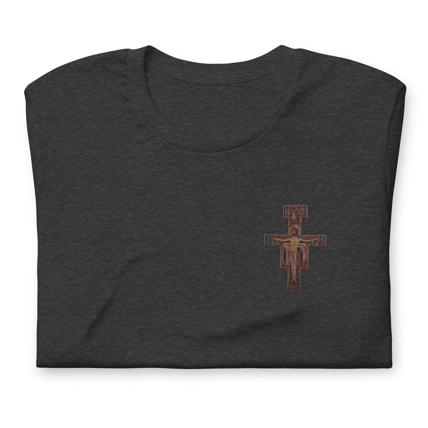Embroidered Crucifix Shirt
