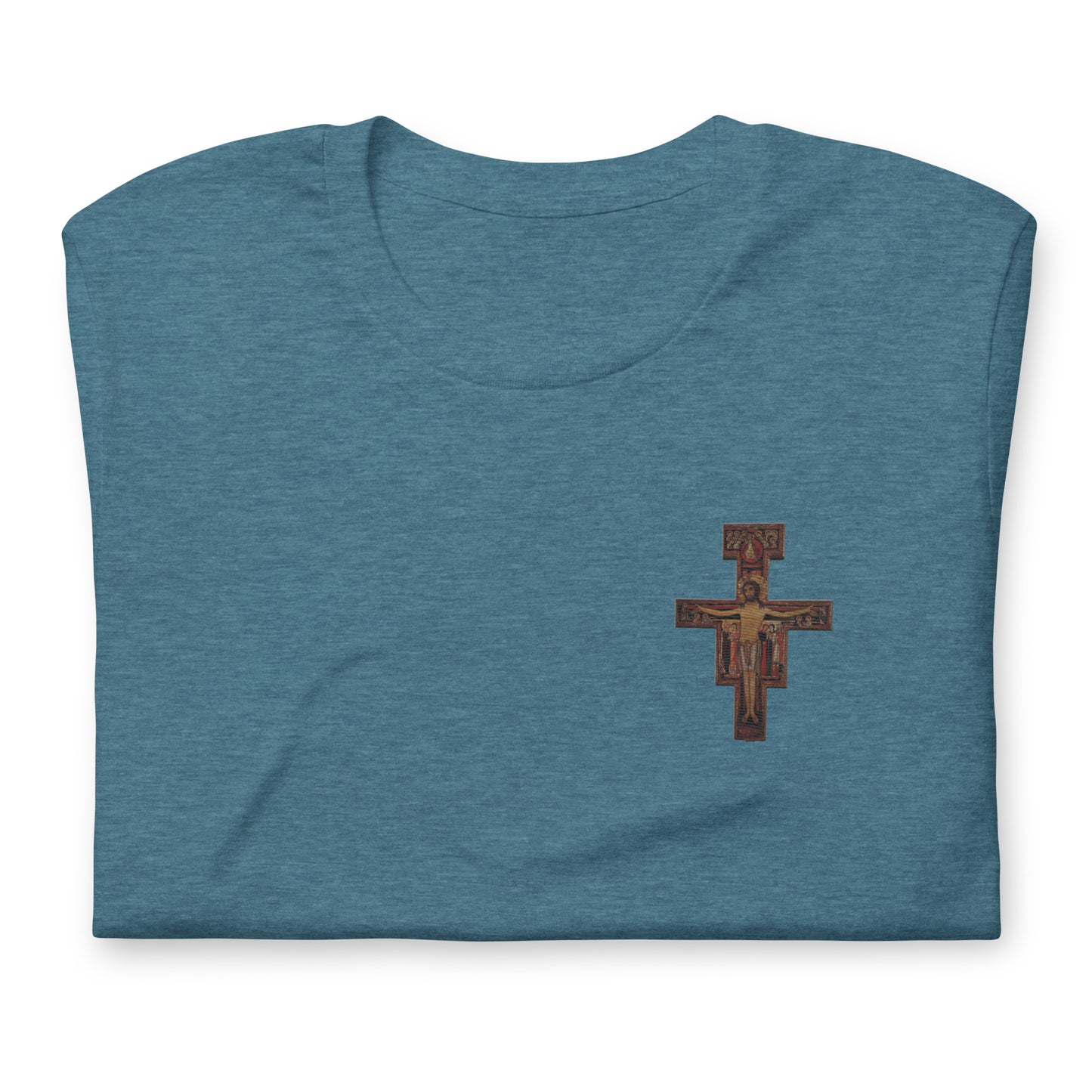 Embroidered Crucifix Shirt