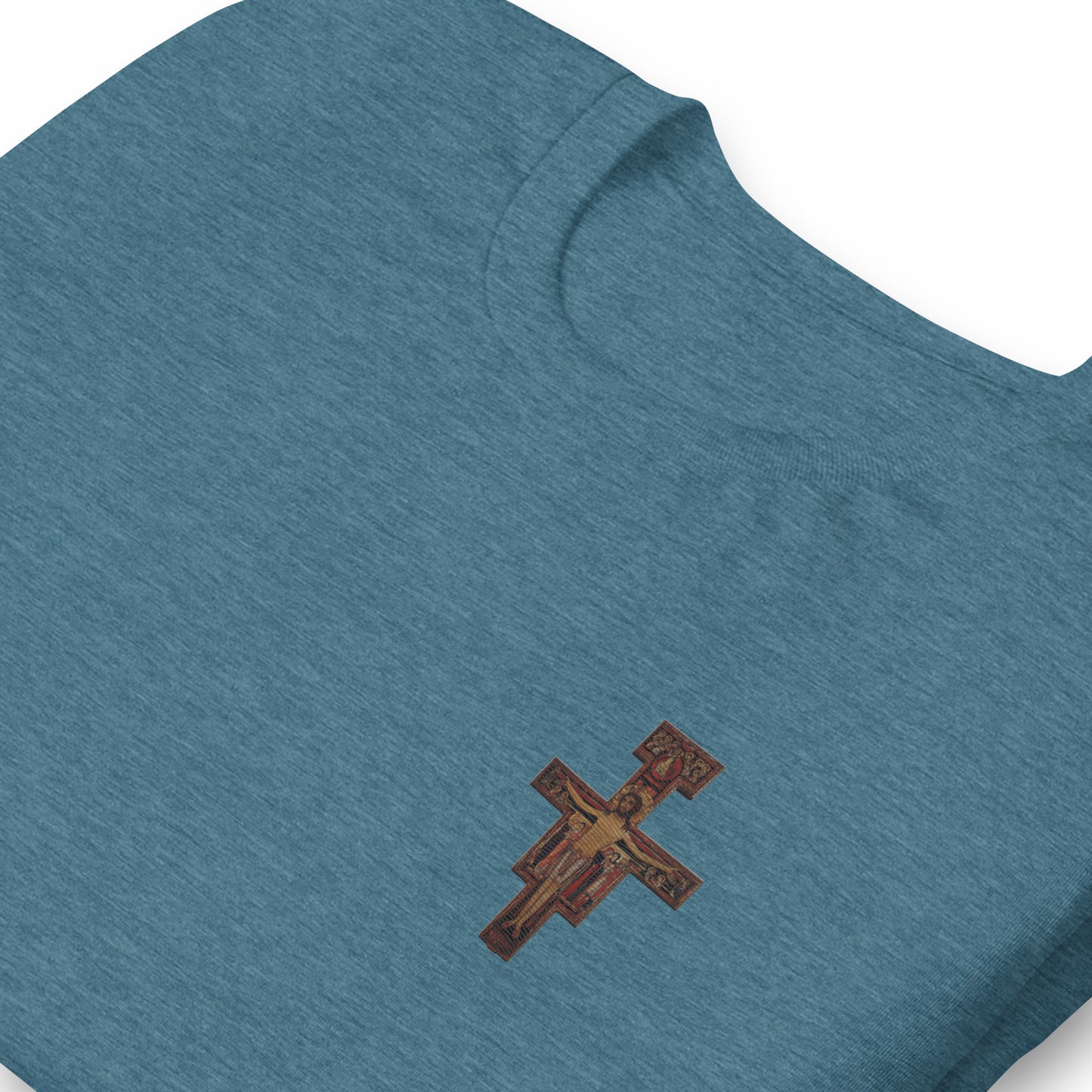 Embroidered Crucifix Shirt