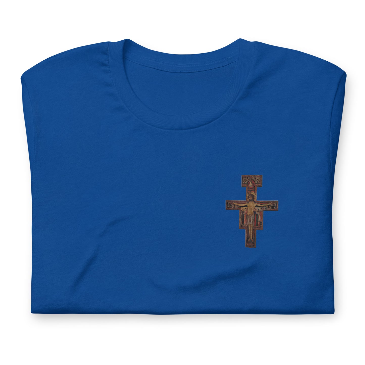 Embroidered Crucifix Shirt