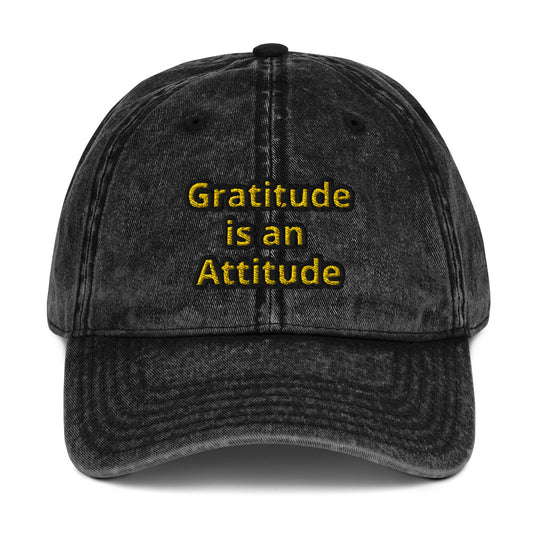 Gratitude Cotton Twill Cap
