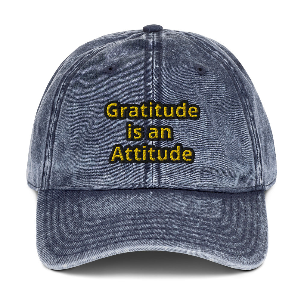 Gratitude Cotton Twill Cap